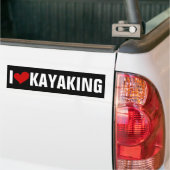 IK HOOP VAN KAYAKING BUMPERSTICKER (Op Truck)