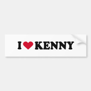 IK HOOP VAN KENNY BUMPERSTICKER