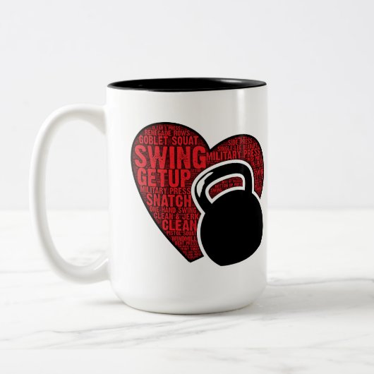 IK HOOP VAN KETTLEBELL COFFEE MOK (Links)