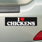 IK HOOP VAN KICKENS BUMPERSTICKER (Op auto)