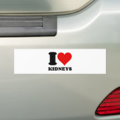 IK HOOP VAN KIDNEYS BUMPERSTICKER (Op auto)