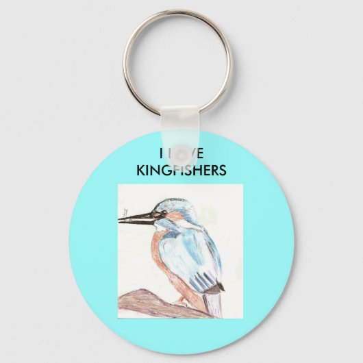 IK HOOP VAN KINGFISHERS SLEUTELHANGER (Voorkant)