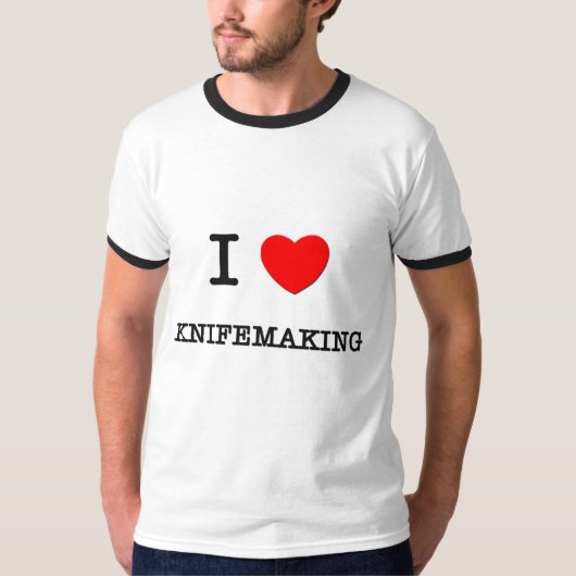IK HOOP VAN KNIFEMAKING T-SHIRT (Voorkant)