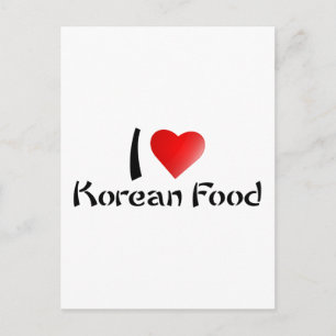 IK HOOP VAN KOREAN VOEDSEL BRIEFKAART