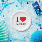 IK HOOP VAN LACROSSE PAPIEREN BORDJE (Feest)