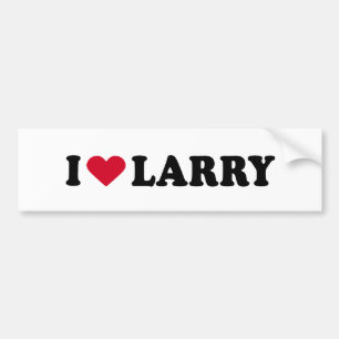 IK HOOP VAN LARRY BUMPERSTICKER