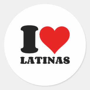 IK HOOP VAN LATINAS RONDE STICKER