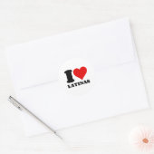 IK HOOP VAN LATINAS RONDE STICKER (Envelop)