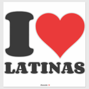 IK HOOP VAN LATINAS STICKER