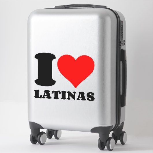 IK HOOP VAN LATINAS STICKER (Koffer)