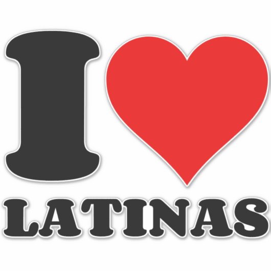 IK HOOP VAN LATINAS STICKER (Voorkant)