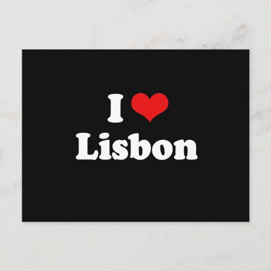 IK HOOP VAN LISBON BRIEFKAART (Voorkant)