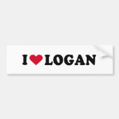 IK HOOP VAN LOGAN BUMPERSTICKER (Voorkant)