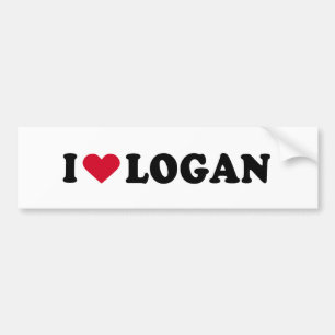 IK HOOP VAN LOGAN BUMPERSTICKER