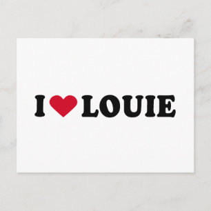IK HOOP VAN LOUIE BRIEFKAART