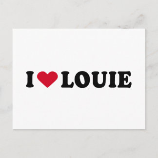 IK HOOP VAN LOUIE BRIEFKAART