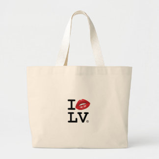 IK HOOP VAN LV KISS GROTE TOTE BAG