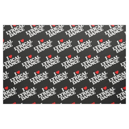 IK HOOP VAN LYRICAL DANCE STOF (Fat Quarter)