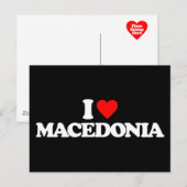 IK HOOP VAN MACEDONIË BRIEFKAART (Voorkant / Achterkant)