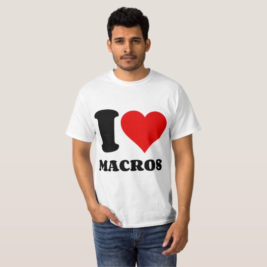 IK HOOP VAN MACROS T-SHIRT (Voorkant volledig)