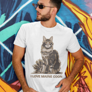 IK HOOP VAN MAINE COON T-SHIRT