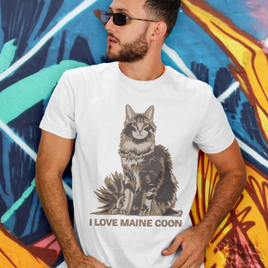 IK HOOP VAN MAINE COON T-SHIRT