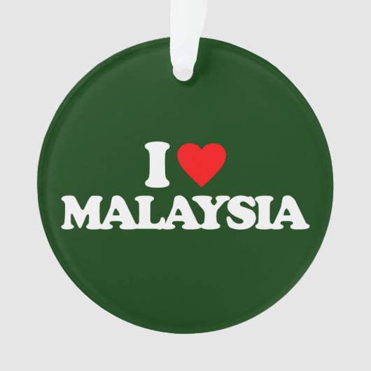 IK HOOP VAN MALAYSIA ORNAMENT (voorkant)