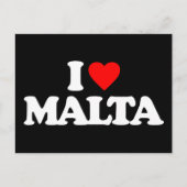 IK HOOP VAN MALTA BRIEFKAART (Voorkant)
