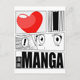 IK HOOP VAN MANGA BRIEFKAART