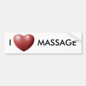 IK HOOP VAN MASSAGE BUMPERSTICKER (Voorkant)