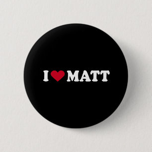 IK HOOP VAN MATT RONDE BUTTON 5,7 CM