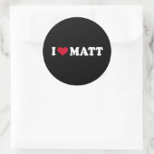 IK HOOP VAN MATT RONDE STICKER (Tas)