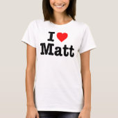 "IK HOOP VAN MATT" T-SHIRT (Voorkant)