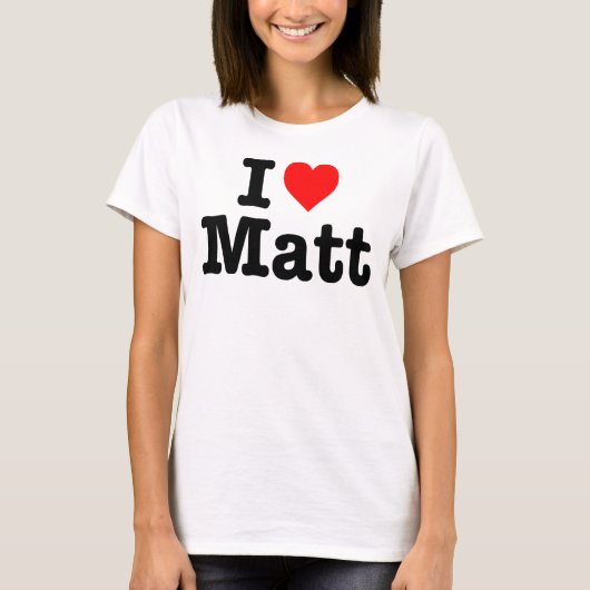"IK HOOP VAN MATT" T-SHIRT (Voorkant)