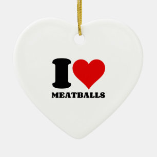 IK HOOP VAN MEATBALLEN KERAMISCH ORNAMENT