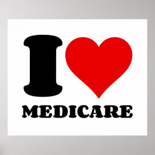 IK HOOP VAN MEDICARE POSTER