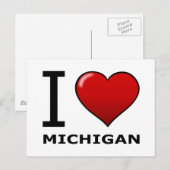 IK HOOP VAN MICHIGAN BRIEFKAART (Voorkant / Achterkant)