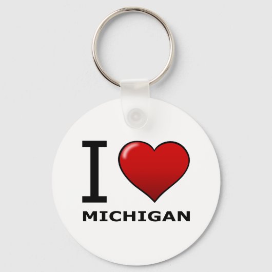 IK HOOP VAN MICHIGAN SLEUTELHANGER (Voorkant)