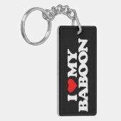 IK HOOP VAN MIJN BABOON SLEUTELHANGER (Voorkant Links)