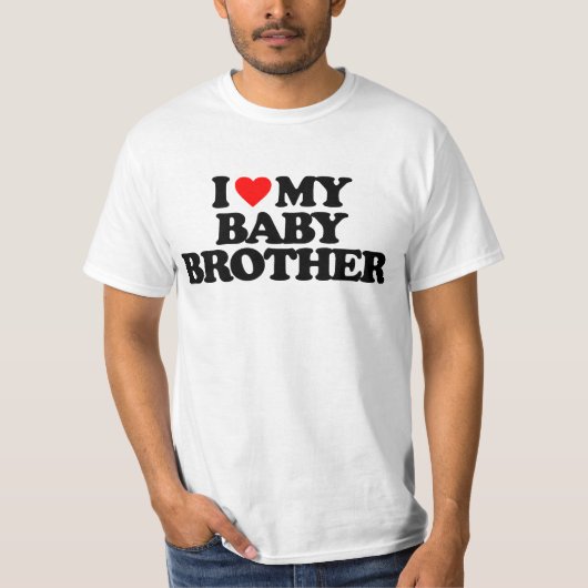IK HOOP VAN MIJN BABY BROER T-SHIRT (Voorkant)
