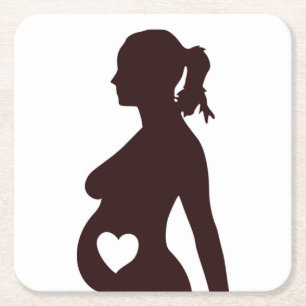 IK HOOP VAN MIJN BABY KARTONNEN ONDERZETTERS