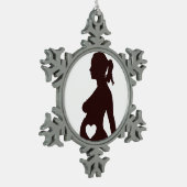 IK HOOP VAN MIJN BABY TIN SNEEUWVLOK ORNAMENT (Links)