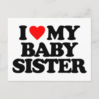IK HOOP VAN MIJN BABY ZISTER BRIEFKAART