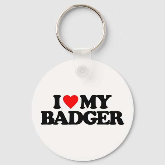 IK HOOP VAN MIJN BADGER SLEUTELHANGER (Voorkant)