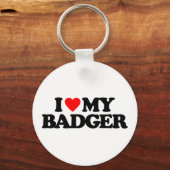 IK HOOP VAN MIJN BADGER SLEUTELHANGER (Voorkant)