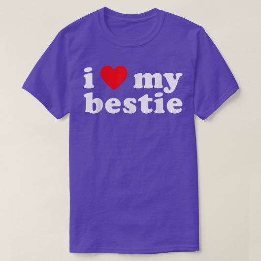 IK HOOP VAN MIJN BESTE FEESTJE FV Cute Matching Fr T-shirt (Design voorkant)
