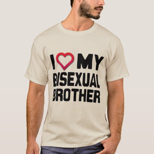 IK HOOP VAN MIJN BISEXUELE BROER - T-SHIRT (Voorkant)
