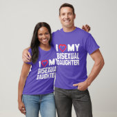 IK HOOP VAN MIJN BISEXUELE DOCHTER - -.png T-shirt (Unisex)