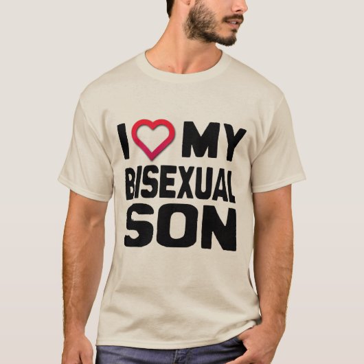 IK HOOP VAN MIJN BISEXUELE SON - T-SHIRT (Voorkant)