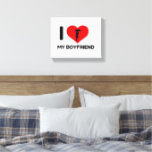 IK HOOP VAN MIJN BOYFRIEND CANVAS AFDRUK (Insitu (Slaapkamer))